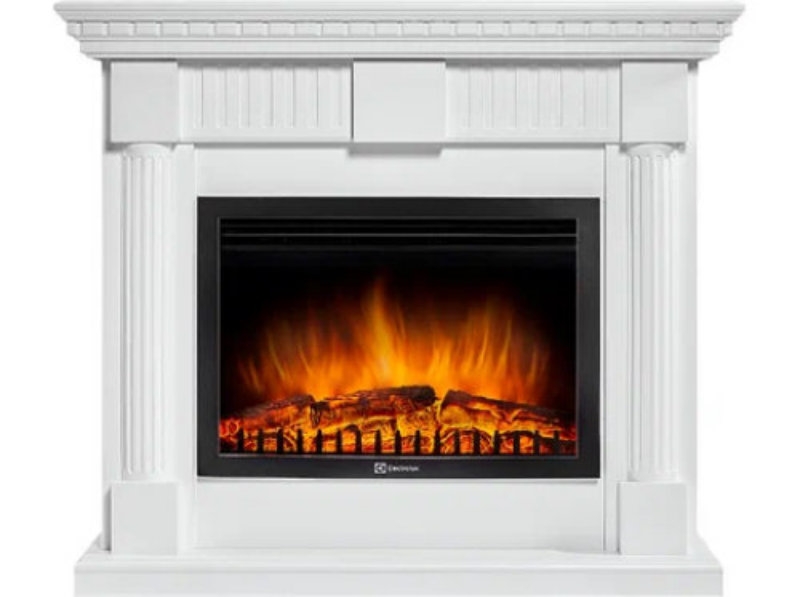 Каминокомплект Electrolux Colonna 25 с очагом EFP/P-2720RLS белый