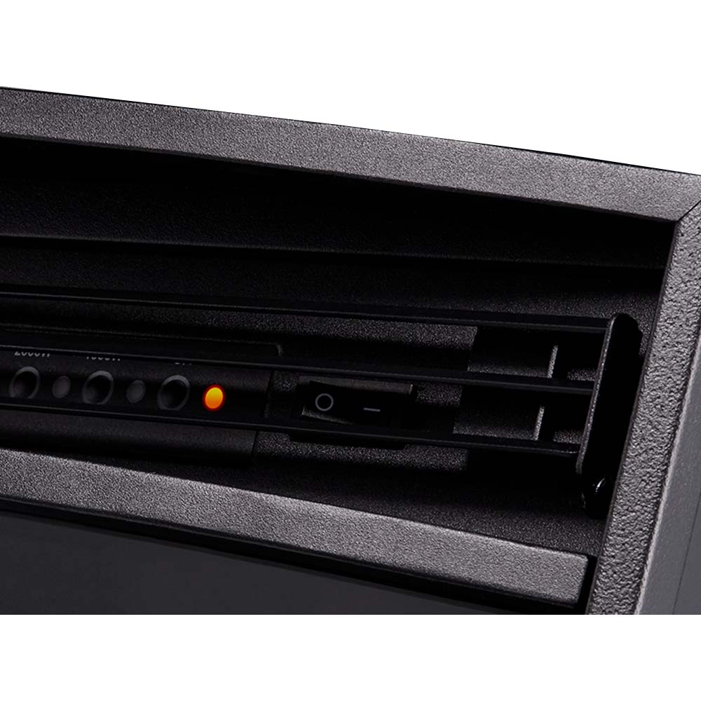 Каминокомплект Electrolux Torre 30S с очагом EFP/P-3320RLS камень слоновая кость, шпон темный дуб