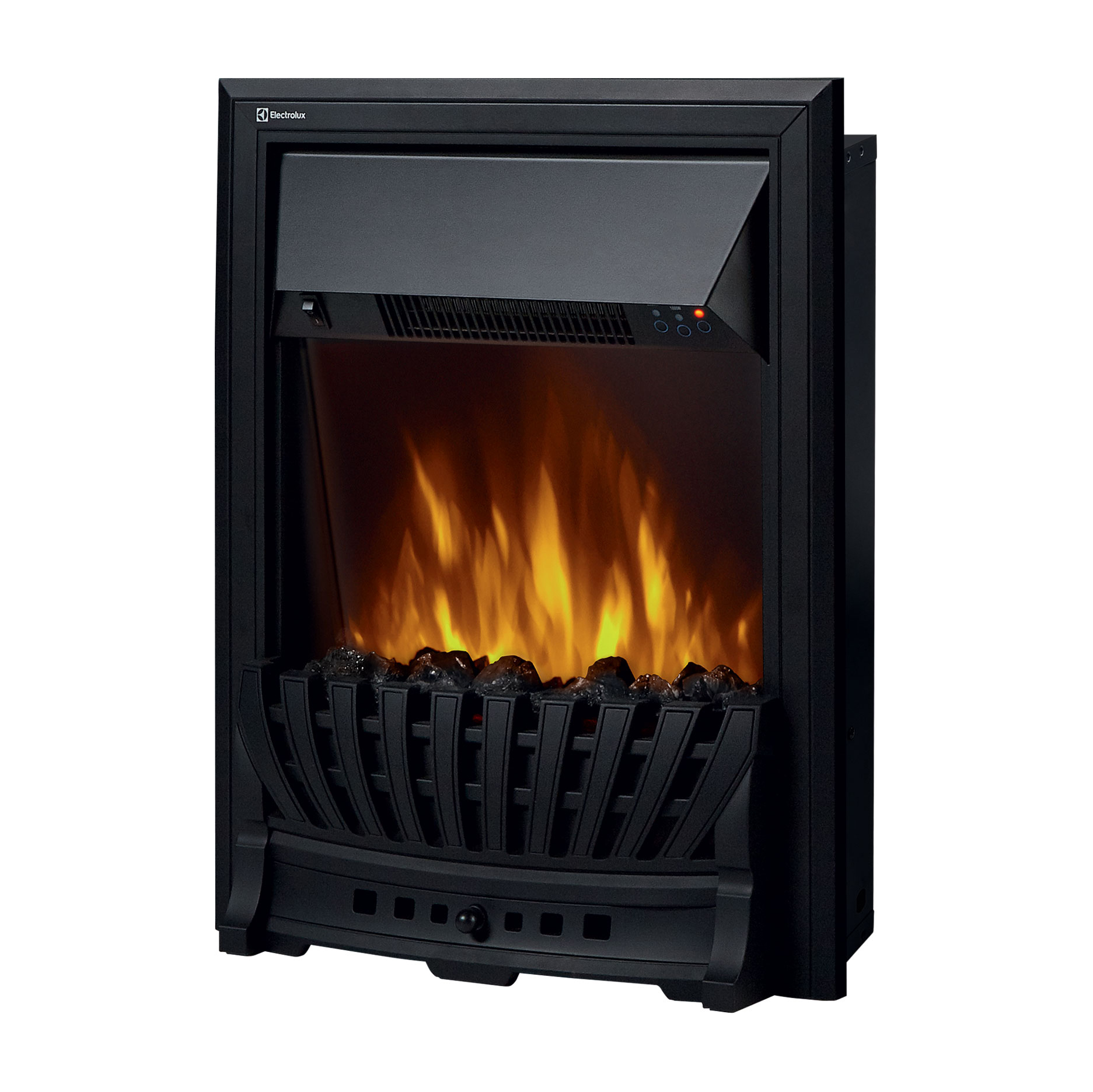 Каминокомплект Electrolux Forte Wood Classic с очагом EFP/P-1020LS камень коричневый, шпон темный дуб