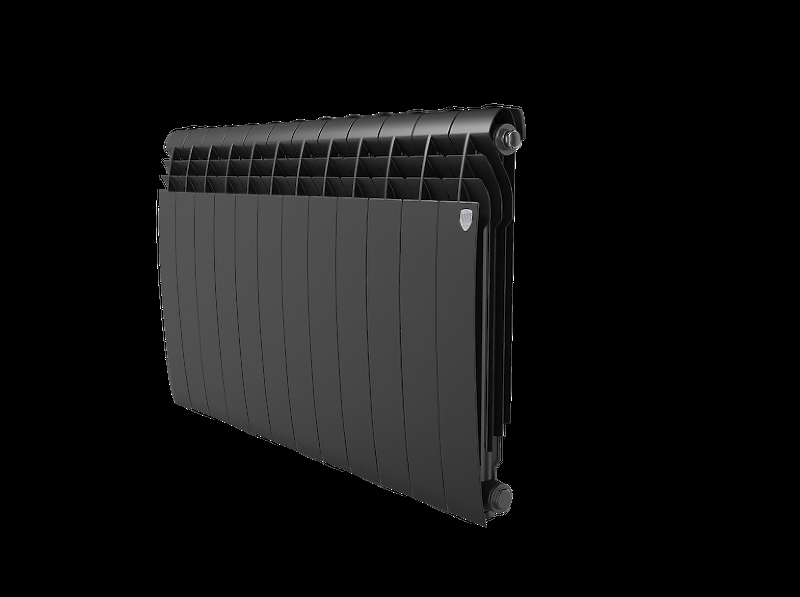 Радиатор алюминиевый Royal Thermo Biliner Alum 500 Noir Sable - 12 секц.