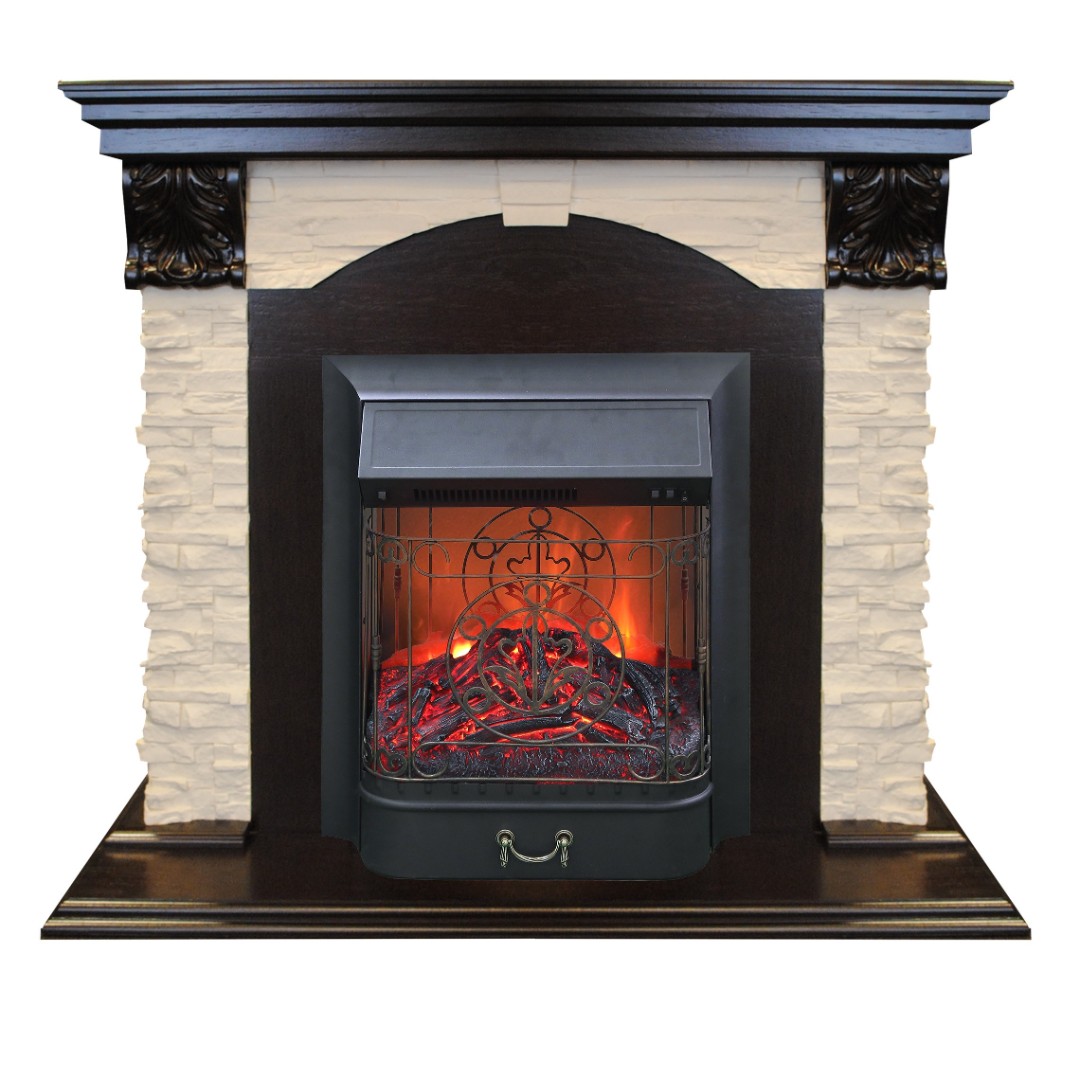 Электрокамин RealFlame Dublin Lux AO с Majestic Lux BR S