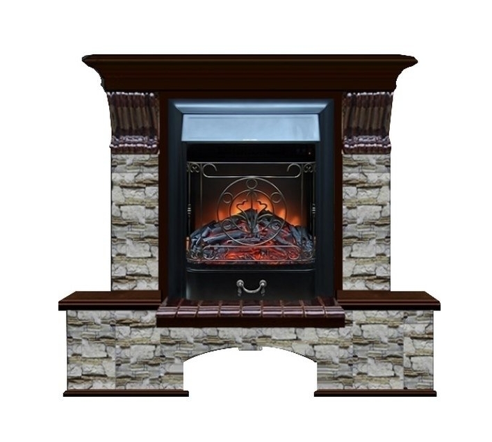 Каминокомплект Glenrich Бостон К Алтай (Magestic)