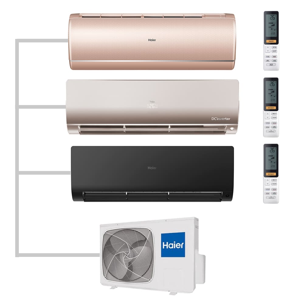 Мульти сплит-система настенная Haier AS35S2SJ2FA-G / AS35S2SF2FA-G / AS25S2SF2FA-B / 3U70S2SR5FA Inverter