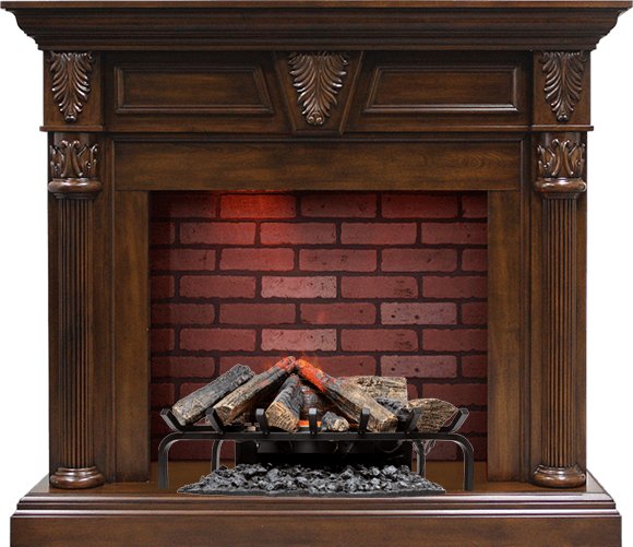 Каминокомплект Dimplex Sheffield - Темный орех с очагом Silverton