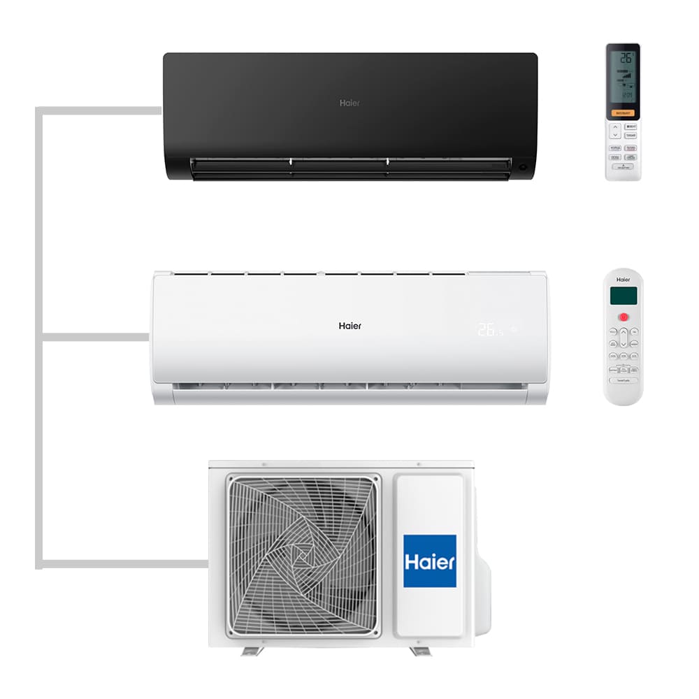 Мульти сплит-система настенная Haier AS25S2SF2FA-B / AS07TS6HRA-M / 2U50S2SM1FA-3 Inverter