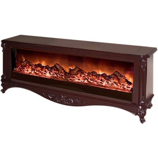 Каминокомплект Glenrich Версаль Premier S 130 с царгой шоколад