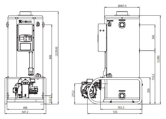 Дизельный котел 100 кВт Navien 735RTD