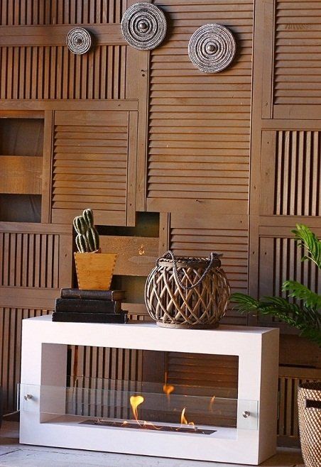 Биокамин напольный Zefire Quarter 1000 белый