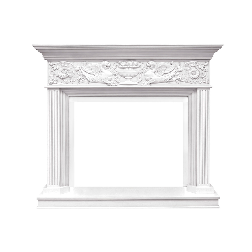 Каминокомплект Royal Flame  Palace - Белый с серебром с очагом Vision 30 EF LED FX