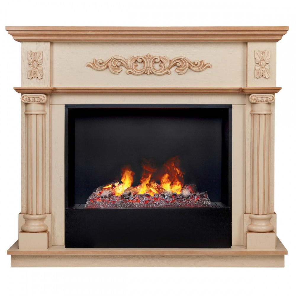 Электрокамин RealFlame  Silvia 26 WT-619B с очагом 3D Cassette 630