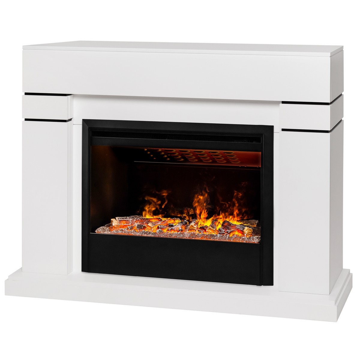 Электрокамин RealFlame Lindelse 26 WT с очагом 3D Helios 26 SBG