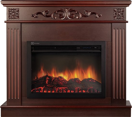 Каминокомплект Electrolux Noce 30 с очагом EFP/P-3020LS шпон красное дерево