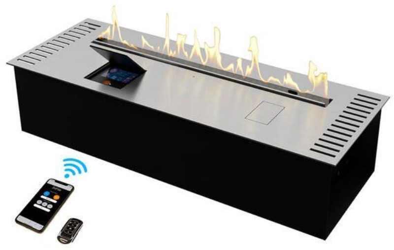 Биокамин автоматический Zefire Automatic 800 шлифованный