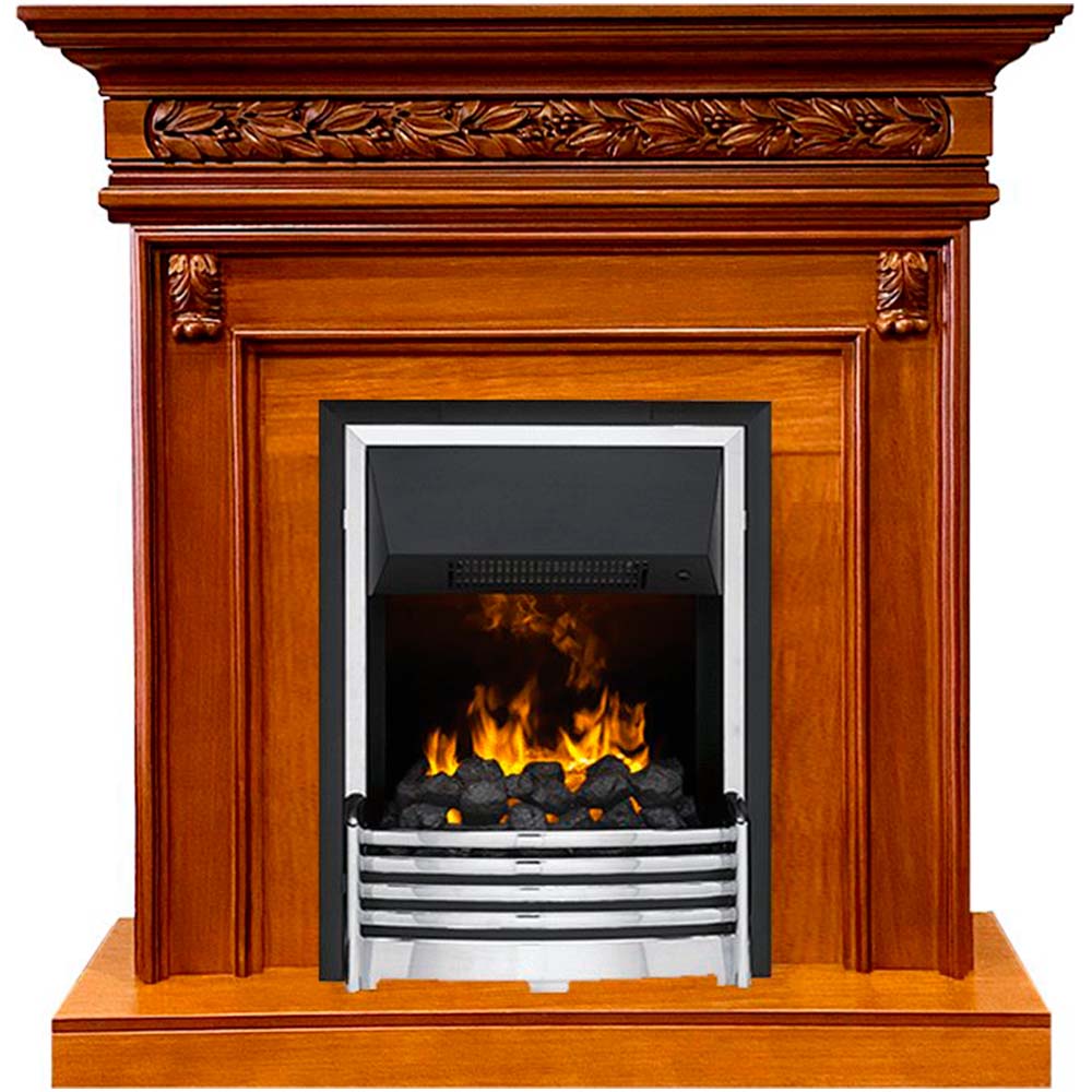 Каминокомплект Dimplex Valletta - Орех с очагом Flagstaff