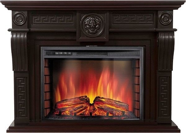 Каминокомплект Electrolux Vittoriano 26 Sphere с очагом EFP/P-2620RLS темный дуб