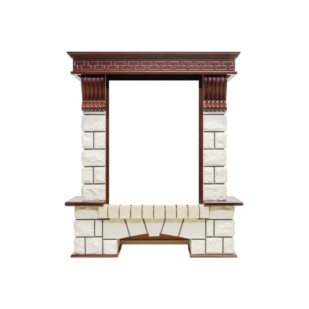 Портал Dimplex Pierre Luxe - Темный дуб / Белый (Высота 1060мм)