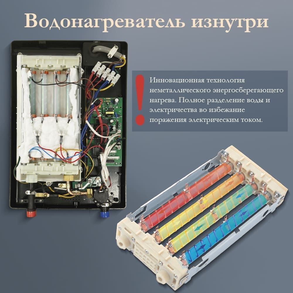 Электрический проточный водонагреватель 8 кВт Primoclima PREMIUM 8.8 кВт