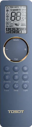 Сплит-система настенная Tosot T09H-SCD/I/T09H-SCD/O Clivia Deluxe Inverter