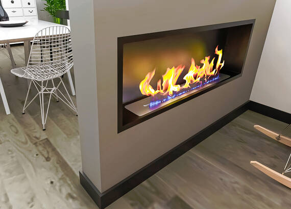 Встраиваемый биокамин Zefire Fest 1300 (Estetic Flame)