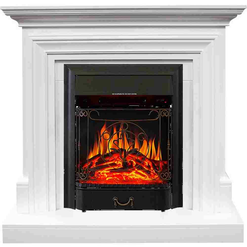 Каминокомплект Royal Flame  Bradford - Белый с очагом Majestic FX Black