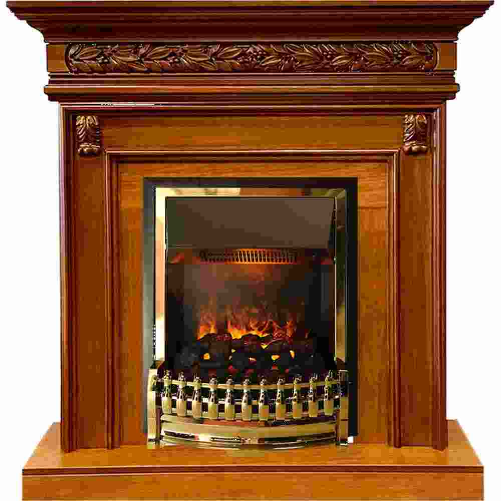 Каминокомплект Dimplex Valletta - Орех с очагом Atherton