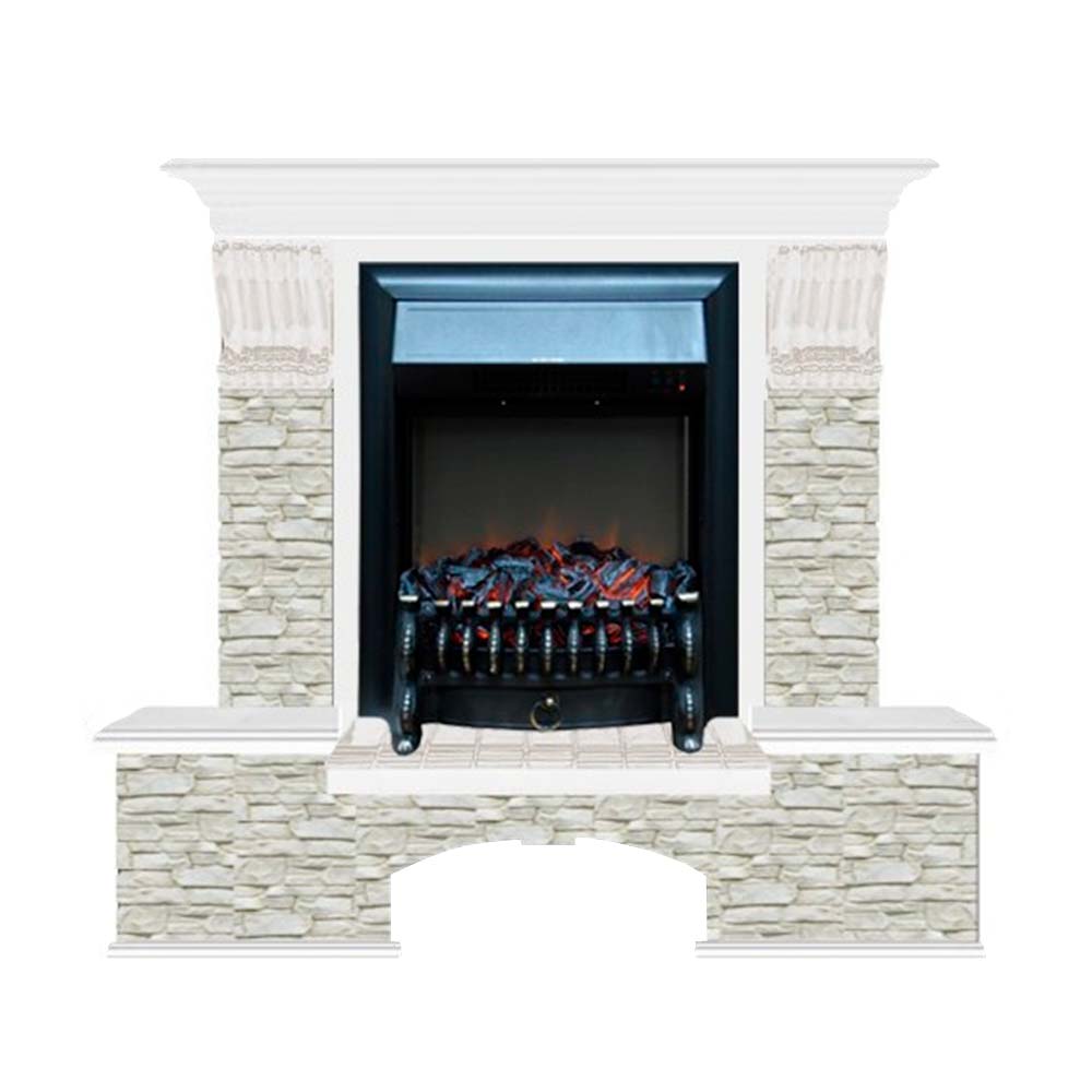 Каминокомплект Glenrich Бостон К Грот однотонный (Fobos)