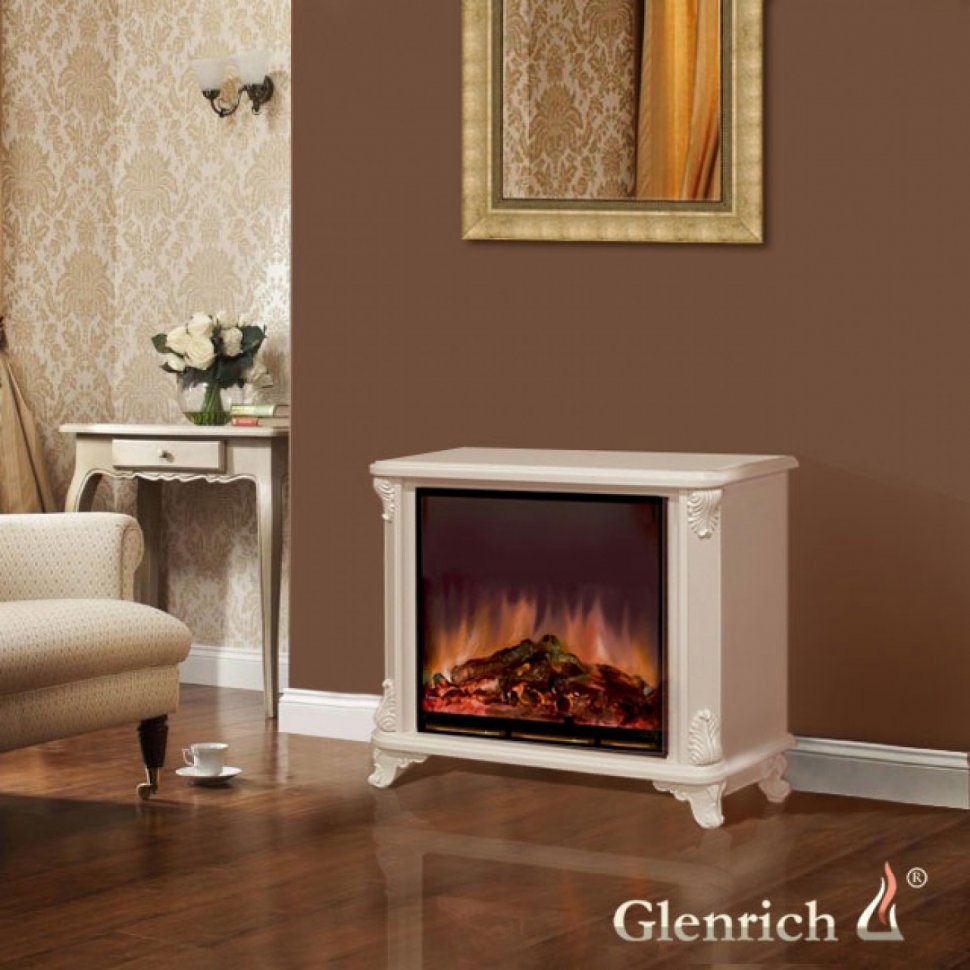 Каминокомплект Glenrich Версаль Arte 23 белый