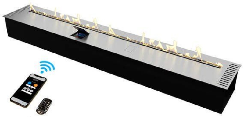 Биокамин автоматический Zefire Automatic 1800 шлифованный