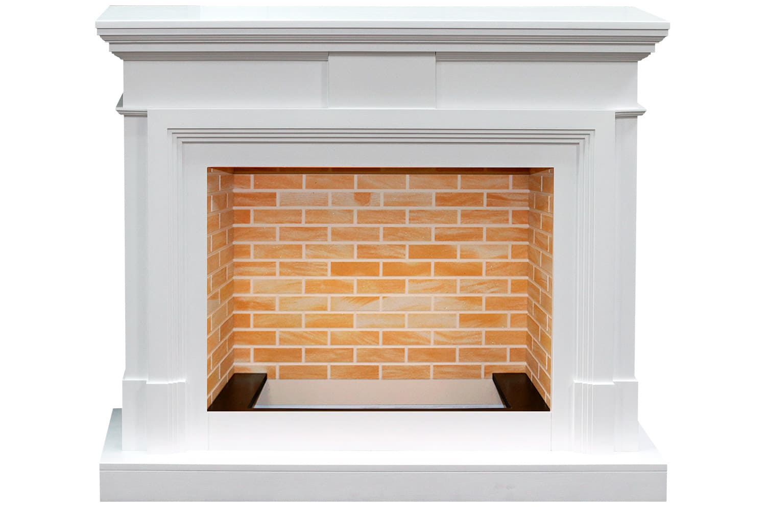 Каминокомплект Dimplex Coventry - Белый / Кирпич  с очагом Cassette 600 NH