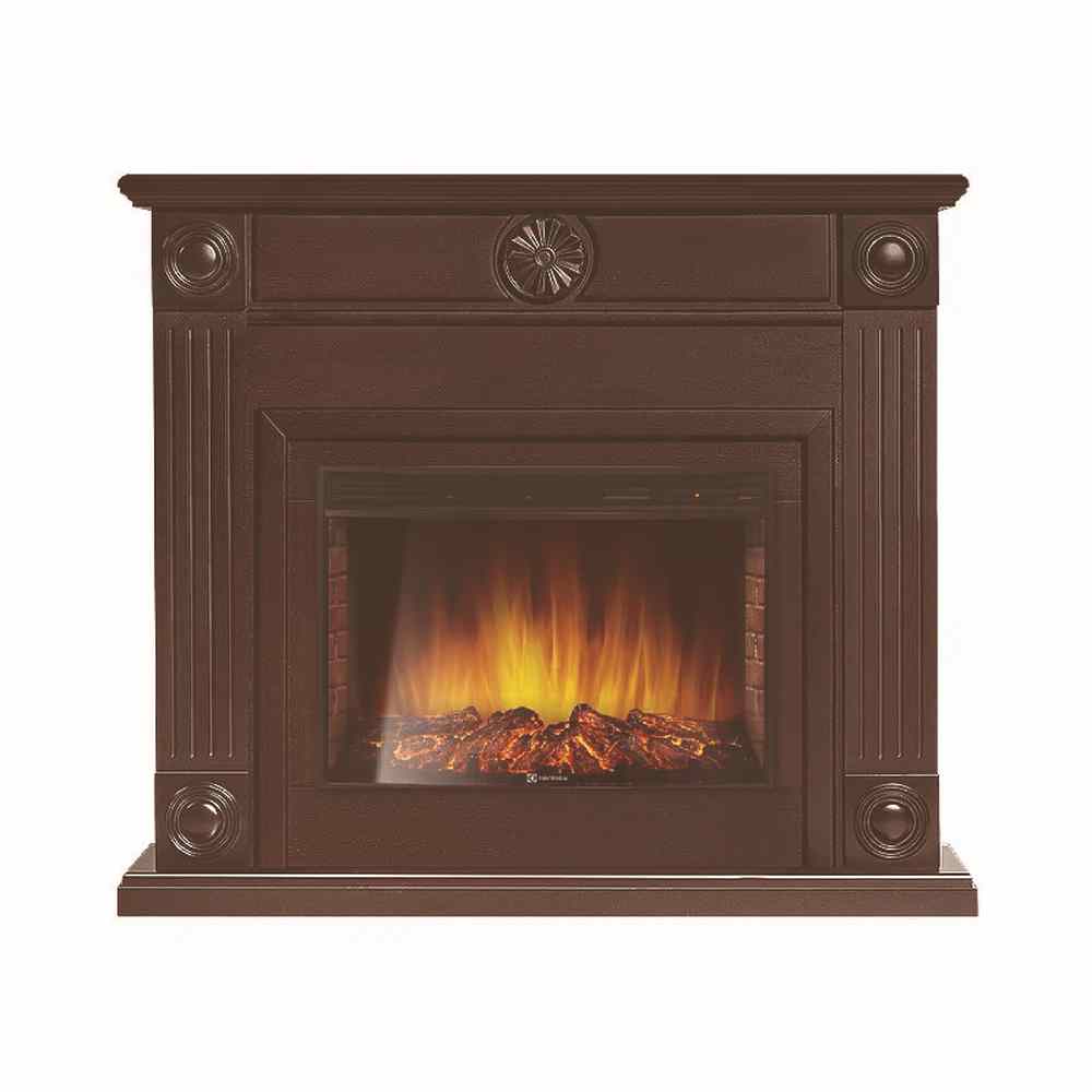 Каминокомплект Electrolux Frame 25 с очагом EFP/P-2720RLS шпон венге