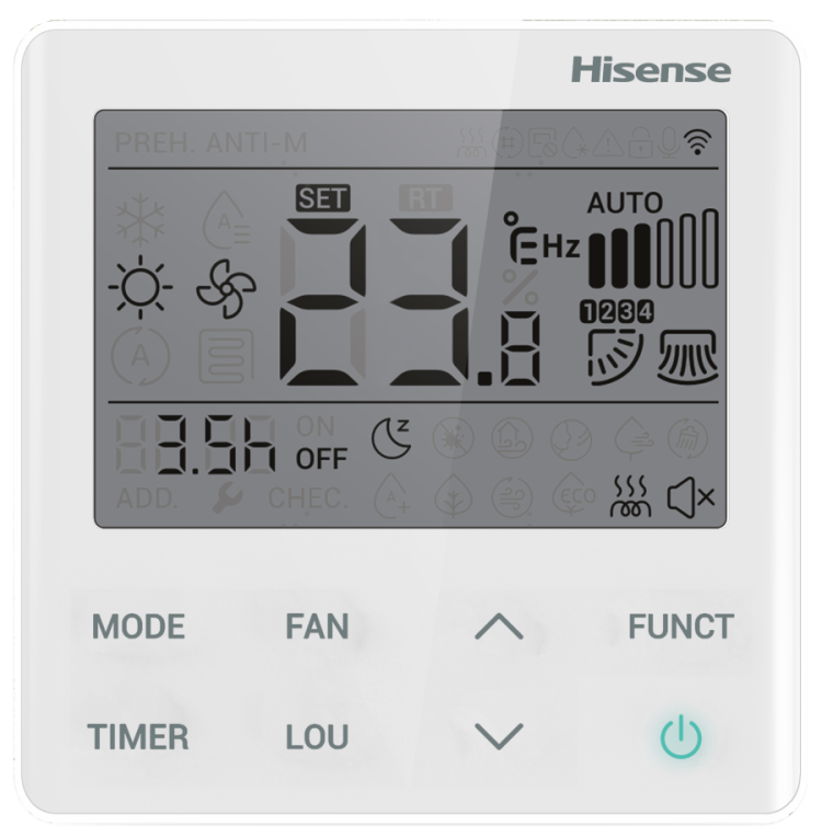 Внутренний блок Канальной сплит-системы Hisense AUD-48HX4REM2/AUW-48H6RQ2 HEAVY 2.0 Classic on/off