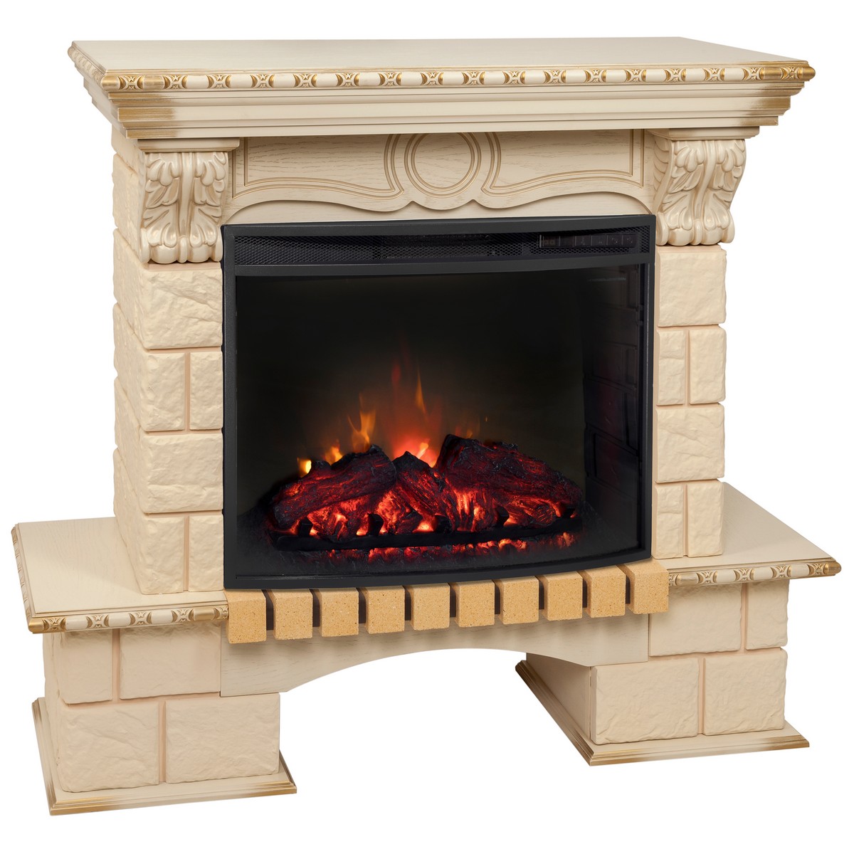 Электрокамин RealFlame Bolero 25/25,5 WT с очагом Evrika 25,5