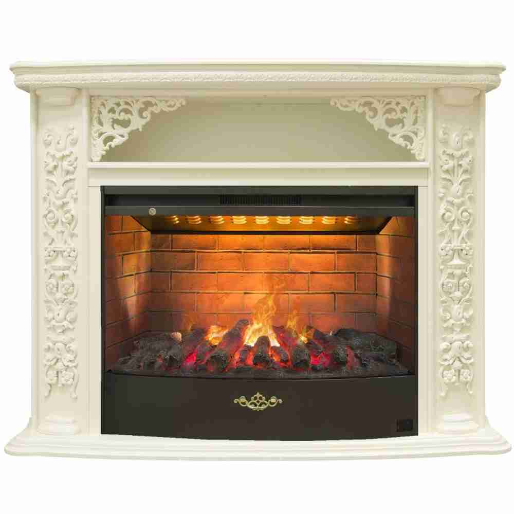 Электрокамин RealFlame  Izabella 33 WT с очагом Firestar 33 3D