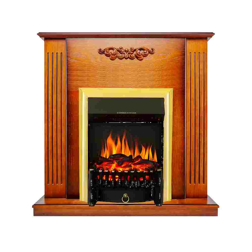 Каминокомплект Royal Flame  Lumsden - Дуб антик с очагом Fobos FX Brass