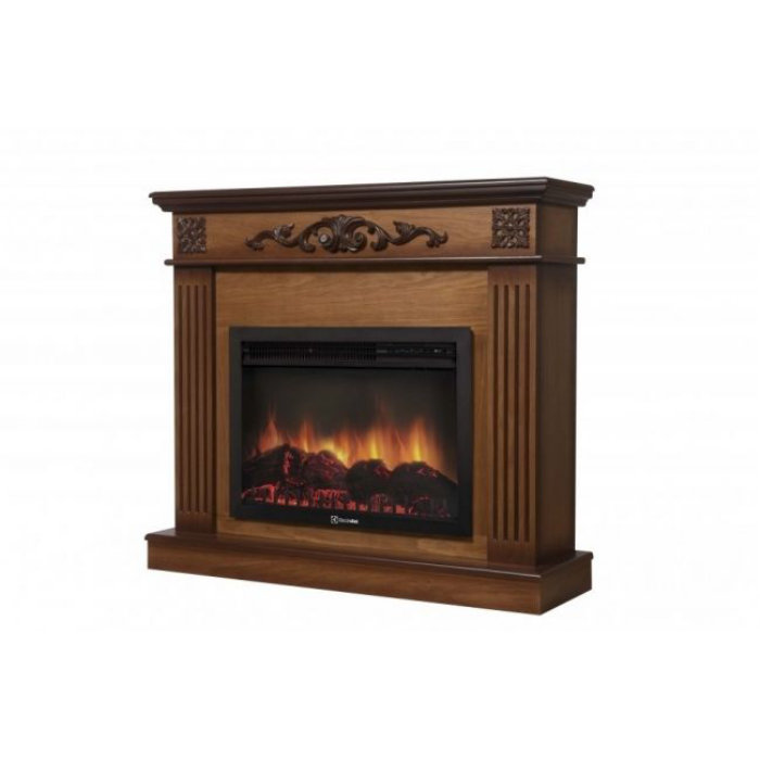 Каминокомплект Electrolux Noce 26/30 с очагом EFP/P-2620RLS шпон орех