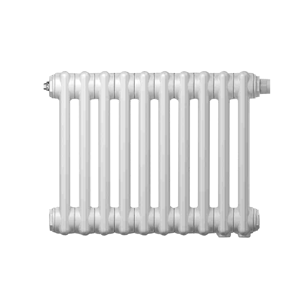 Радиатор трубчатый Zehnder Charleston Retrofit 3037, 14 сек.1/2 бок.подк. RAL9016 (кроншт.в компл)