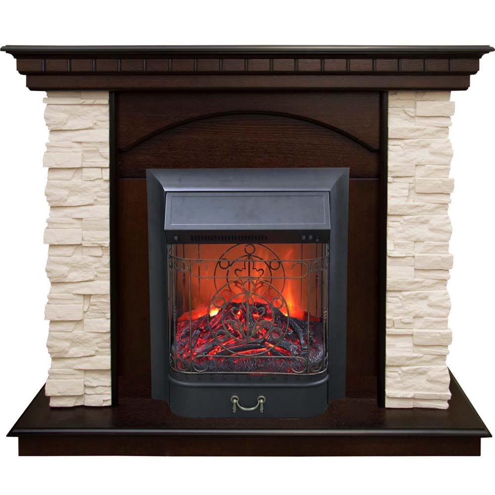 Электрокамин RealFlame Elford AO с Majestic Lux BR S