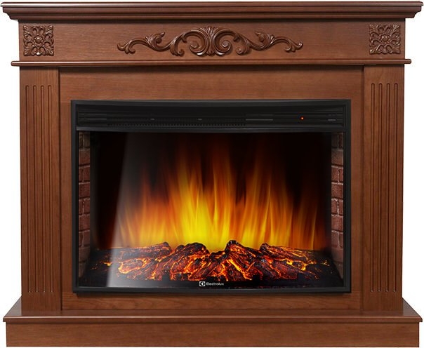 Каминокомплект Electrolux Noce 30 с очагом EFP/P-3320RLS шпон дуб