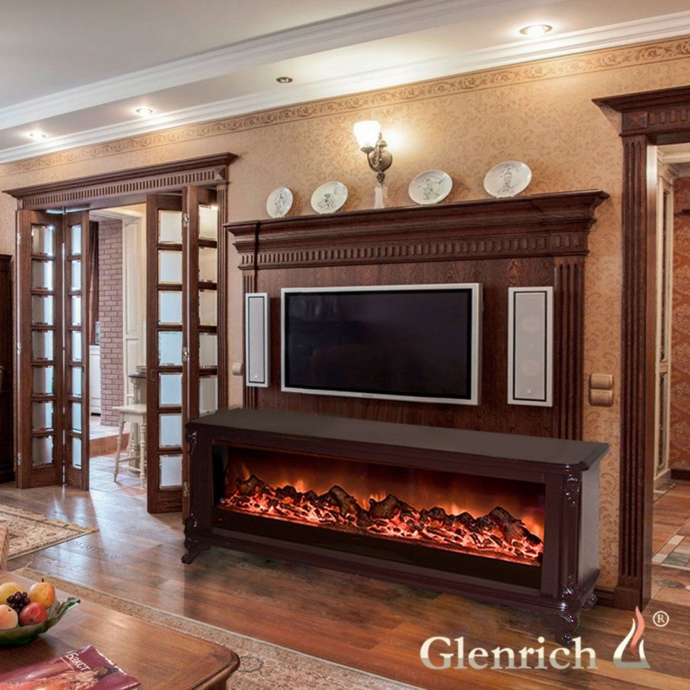 Каминокомплект Glenrich Версаль Premier S 130 шоколад