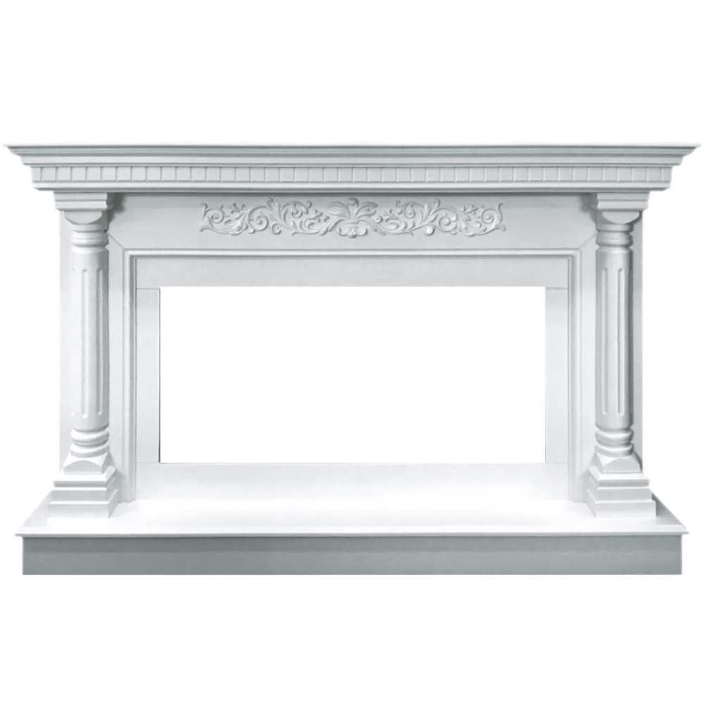 Каминокомплект Royal Flame  Sicilia - Белый (Ширина 1530мм) с очагом Vision 42 LED