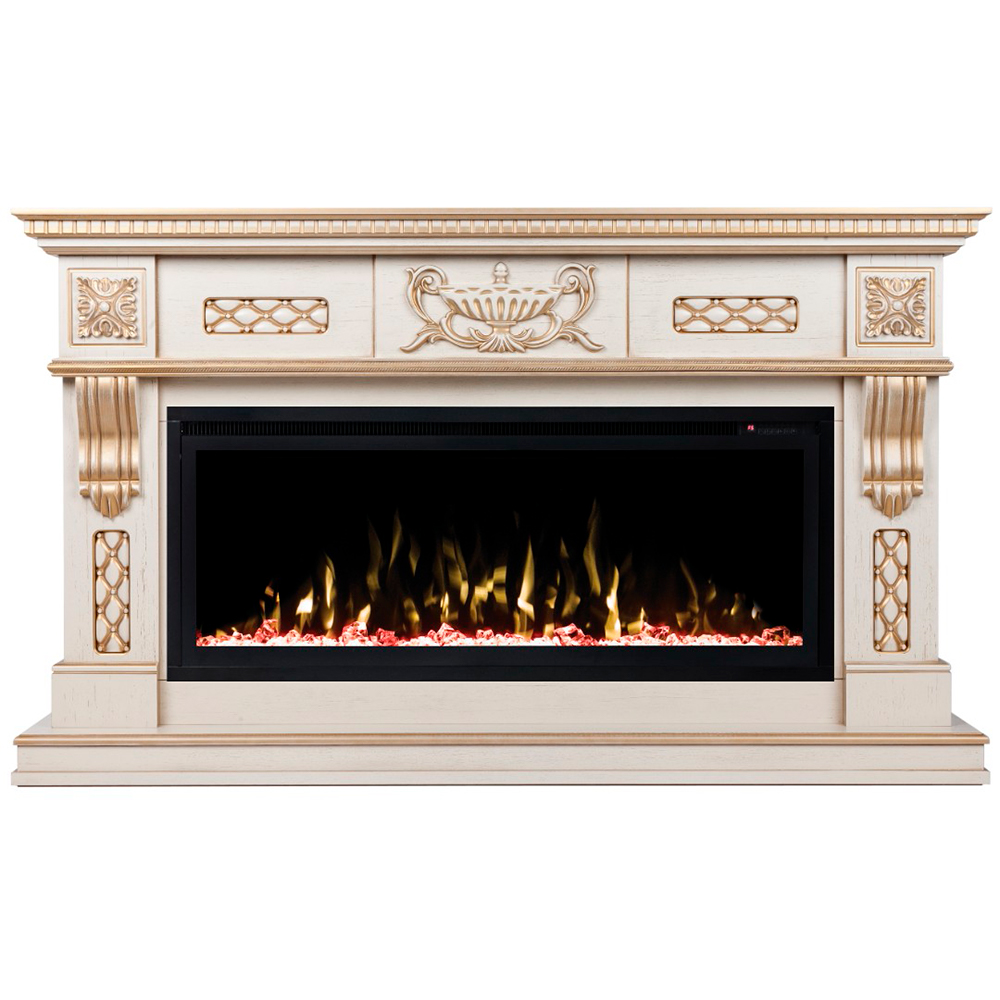 Электрокамин RealFlame  Corsica 42 WT с очагом Saphir 42