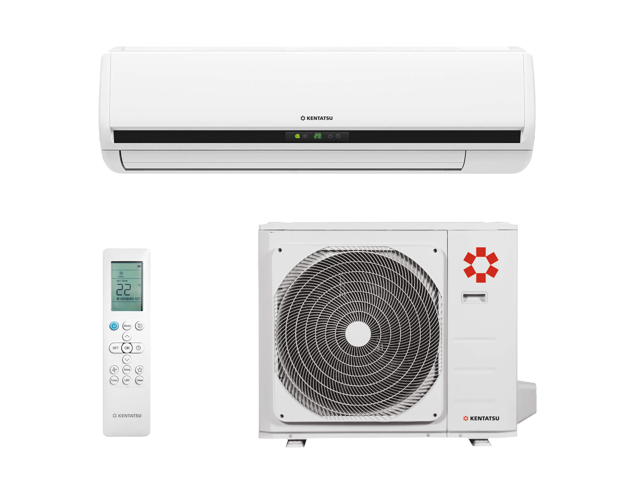 Настенная сплит-система Kentatsu KSGN105HFAN1/KSRN105HFAN1/-40 Naomi on/off