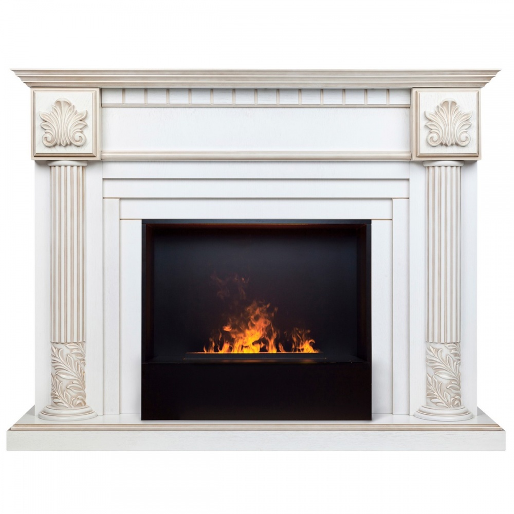 Электрокамин RealFlame  Imperia 26/33 WT с очагом 3D Cassette 630 Black Panel