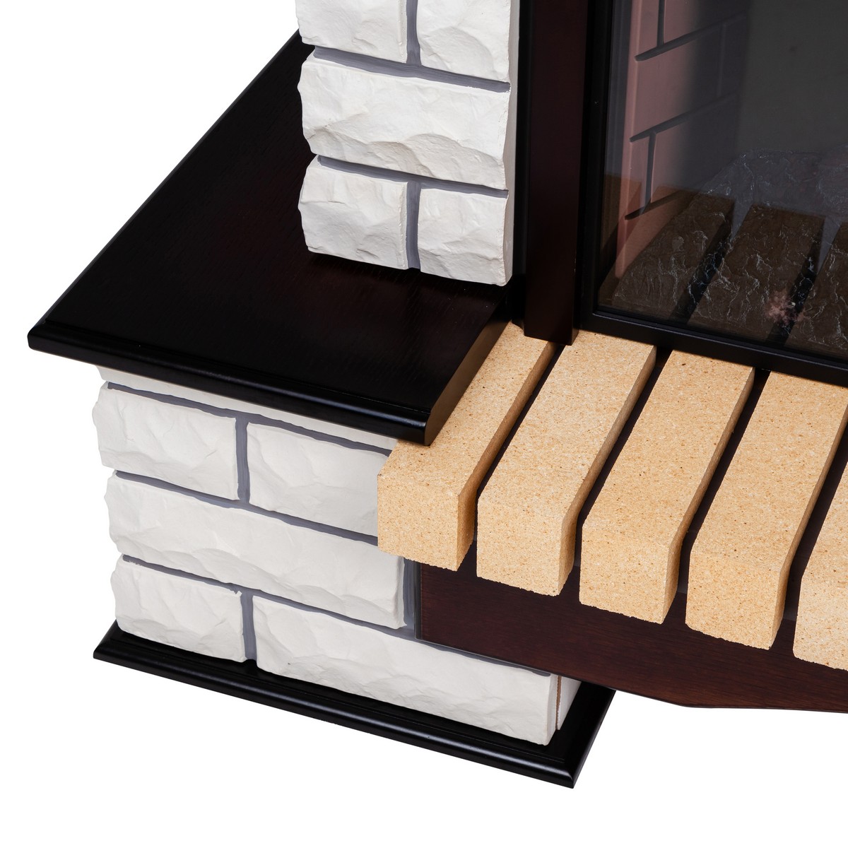 Электрокамин RealFlame Country 33/33W AO с очагом Epsilon 33