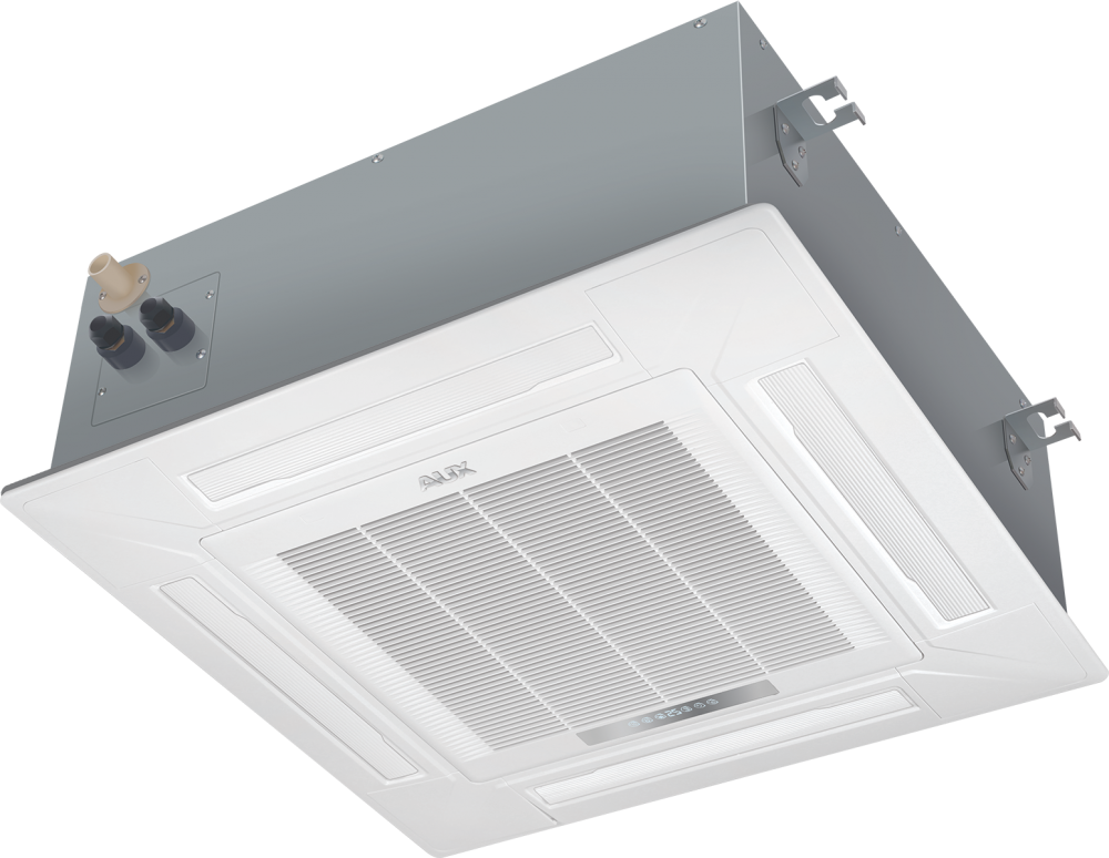 Кассетный кондиционер AUX ALCA-H12/4R1B (v2) + AL-H12/4R1B(U) (v2) + MB13 панель для ALCA-H09/12/18 inverter и on-off