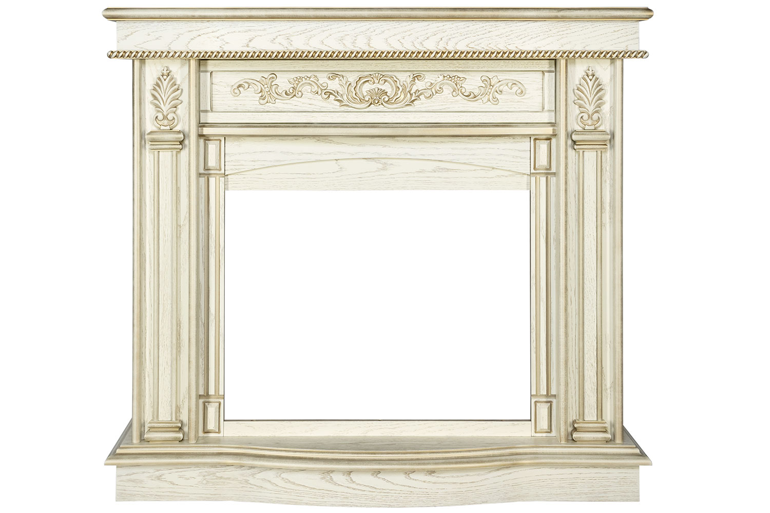 Портал Royal Flame  Cardinal - Белый дуб, патина золото