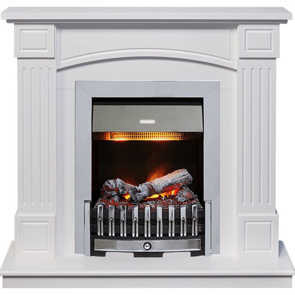 Каминокомплект Dimplex Boston - Белый (Высота 925см) с очагом Danville Chrome FB2