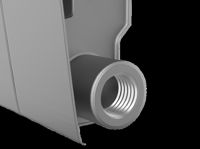 Радиатор Royal Thermo BiLiner 350 /Silver Satin - 4 секц.