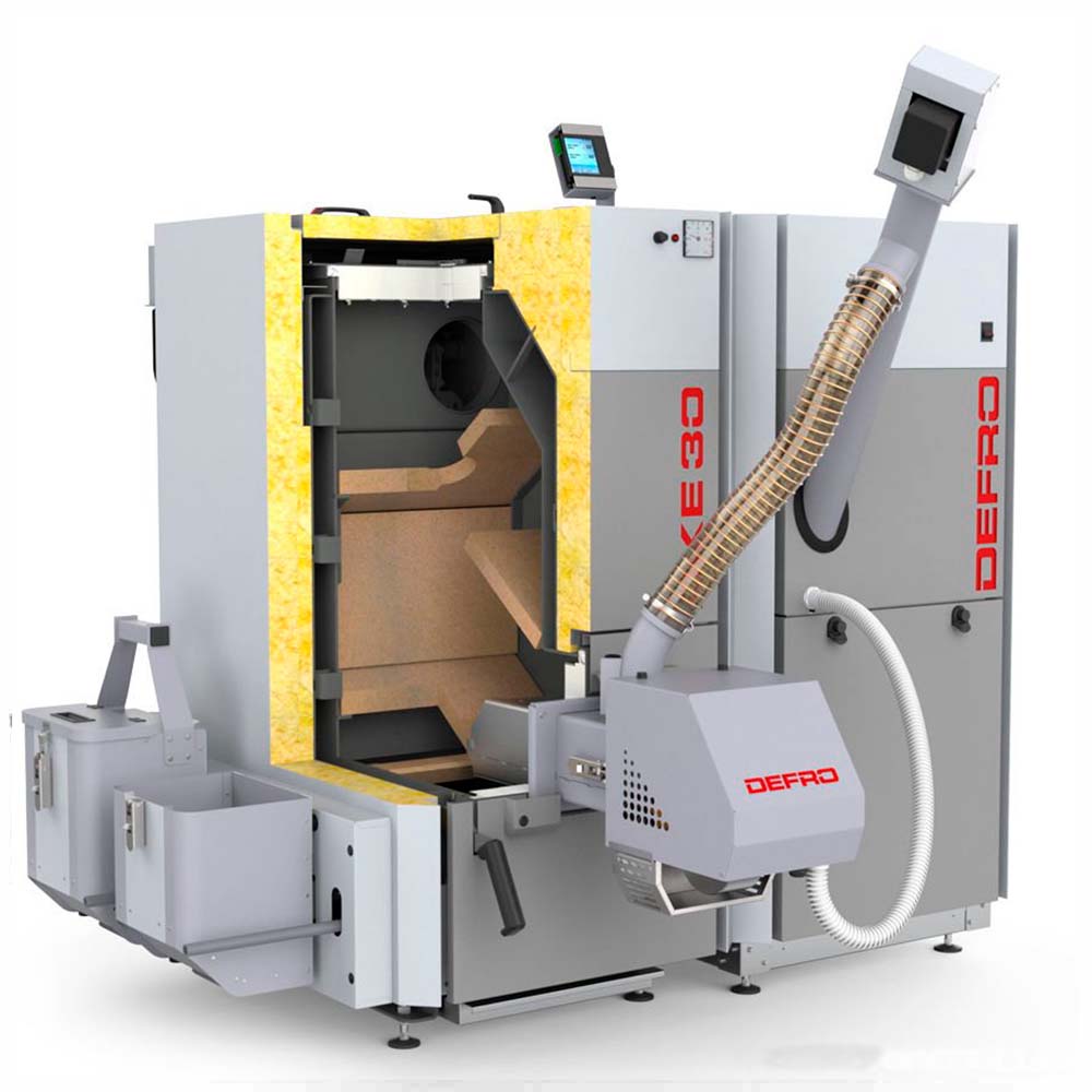 Напольный твердотопливный котел Defro Kompakt Eko Pell 22