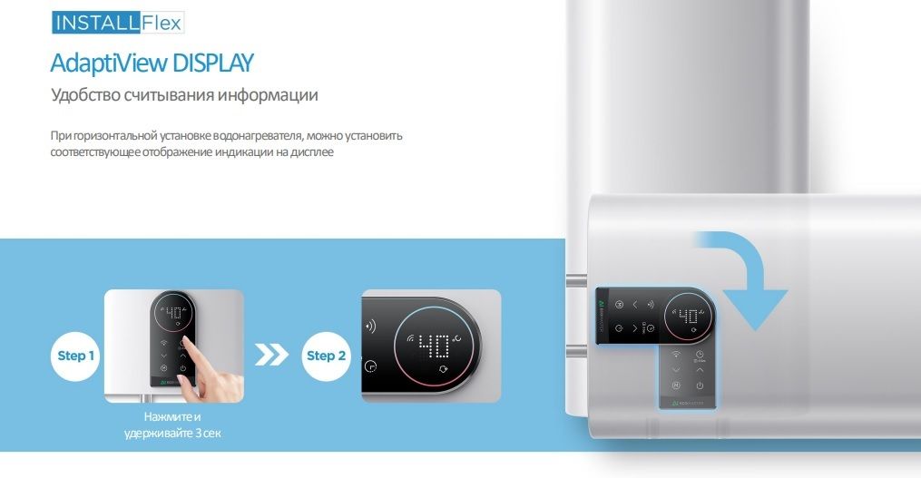 Электрический накопительный водонагреватель Midea MWH50-20SQD-OCEAN